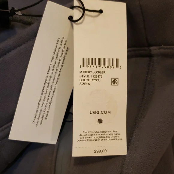 NWT UGG Ricky Jogger Pants Size S π¨ - Picture 8 of 8